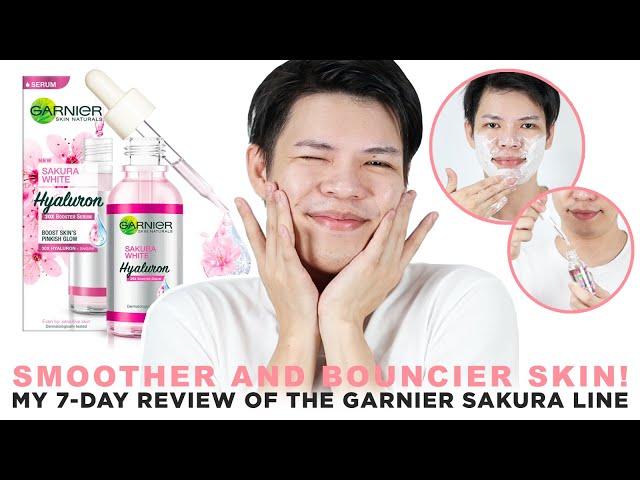 Easy Way to Achieve Glass Like Skin | Garnier Sakura Line Review (One Week Use)