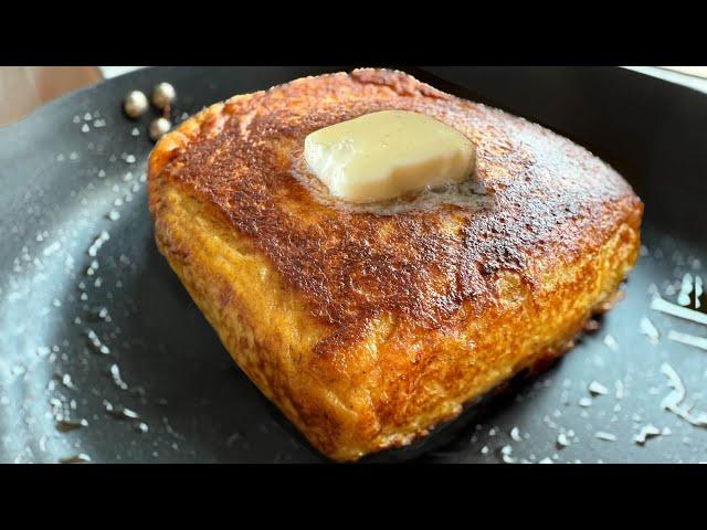 It is AMAZINGLY EASY and DELICIOUS The new way to have Fluffy French toast! (ASMR)