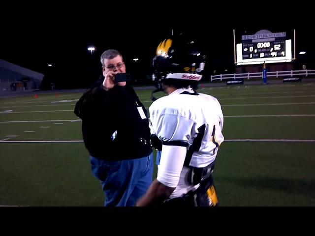 Nate Smith and Brandon Peoples celebrate Archbishop Wood's state title