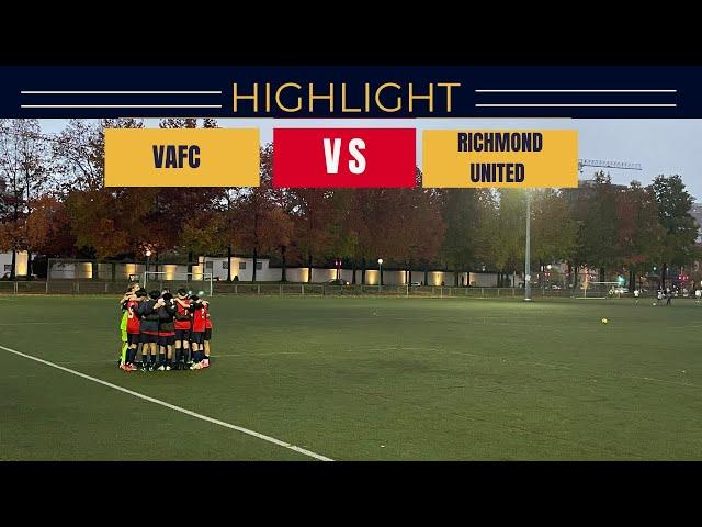 VAFC Flash VS RUFC United (0-4) | BC Coastal Soccer League | Richmond Soccer Highlights 11.9.2024