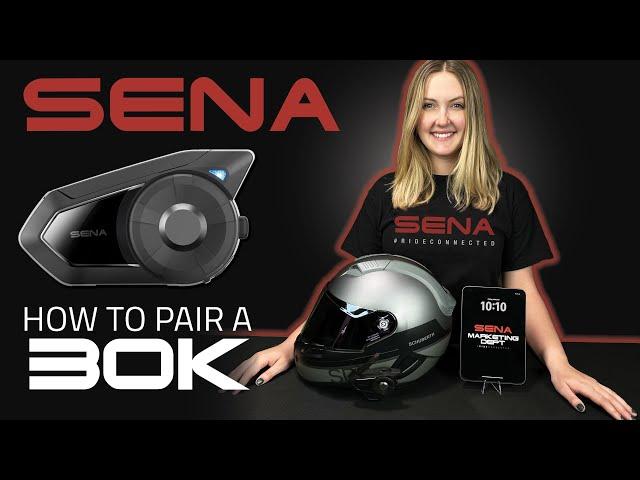 Sena 30K | Phone Pairing | Motorcycle Mesh Comms