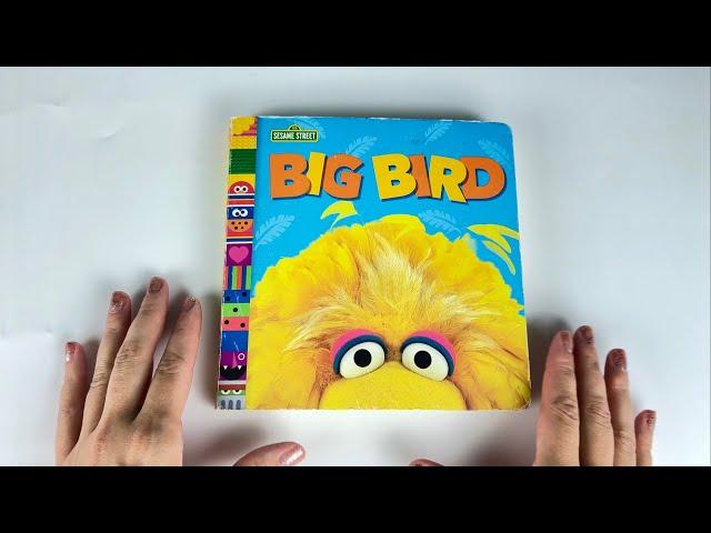 Big Bird Sesame Street board book read aloud | books for preschool | learn to read | English