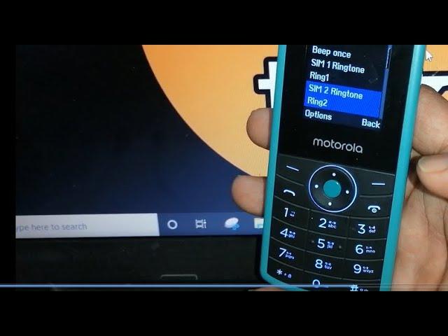 how to change ringtone in motorola a10 keypad phone !! moto a10g me ringtone kaise set kare
