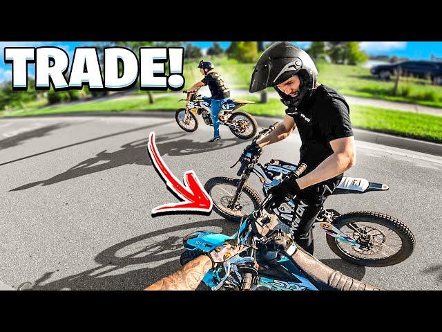 Trading My 190CC PitBike For A 72V Sur ron ! | Braap Vlogs