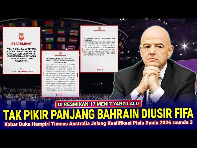  KEPUTUSAN SANGAT MENGEJUTKAN!! Akhirnya FIFA Resmikan DISKUALIFIKASI & WO BAHRAIN Usai Lakukan Ini