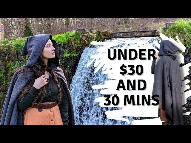 DIY Cloak: Under 30 Dollars and 30 Minutes