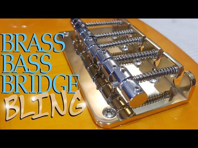 How To Make A Brass Bass Bridge (Project Berocca Part 4)