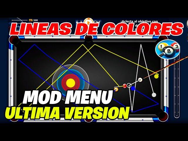 EL MEJOR HACK 8 BALL POOL  MOD MENU DICIEMBRE 2024 LINEAS LARGAS, AUTO PLAY  PARA ANDROID Y IOS