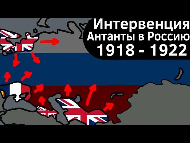 Интервенция Антанты в Россию (1918 - 1922) ВКРАТЦЕ