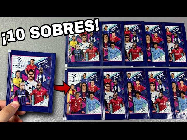 *ABRIMOS 10 SOBRES* de la UEFA Champions League 2018/19 de Topps