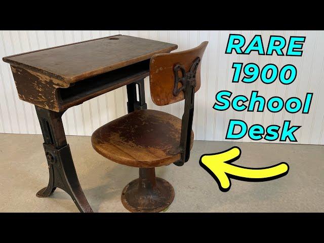 I Restored This Rare Toddler's Desk | Furniture Restoration