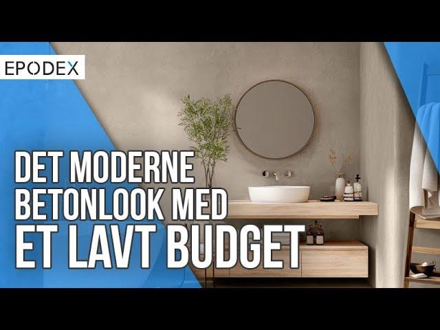 Ændre nemt designet i dit hjem med EPODEX No. 1 Concrete Effect