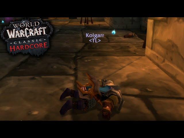 Tragedy strikes in my first end-game dungeon... || WoW Classic HARDCORE #wowclassichc #wowclassic