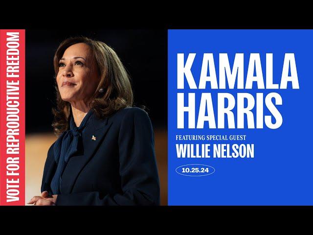 VP Kamala Harris, Beyoncé, Willie Nelson, & More | Rally on Reproductive Rights in Houston, Texas