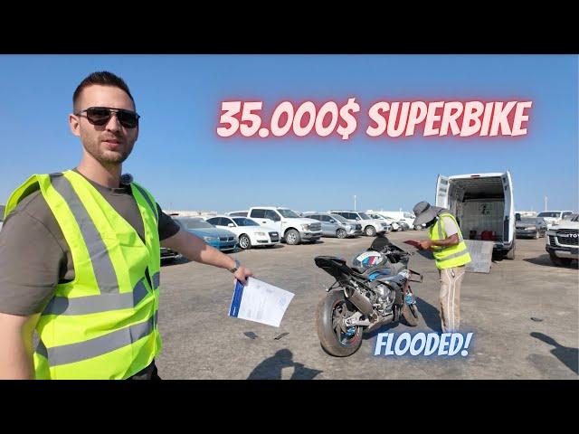 I bought a flooded 35.000$ Superbike! / BMW M1000RR Competition