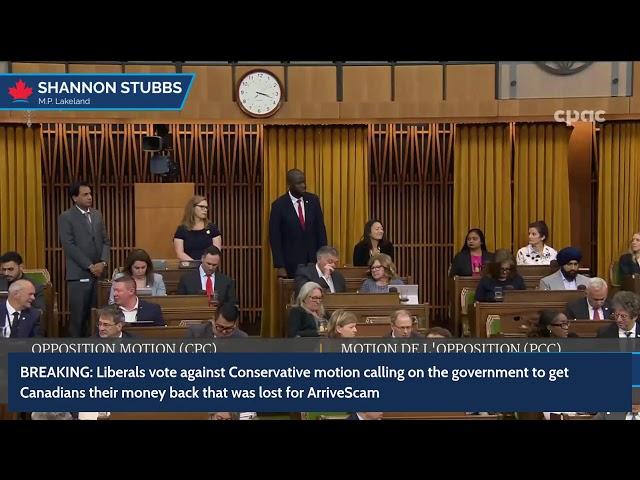 WATCH: Parliament votes on Conservative motion to get your money back