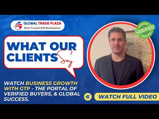 Expand Your Business with Global Trade Plaza's Verified Buyers | #b2b #marketplace