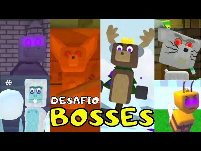 PEPÊ CONTRA todos os  BOSSES do SUPER BEAR ADVENTURE