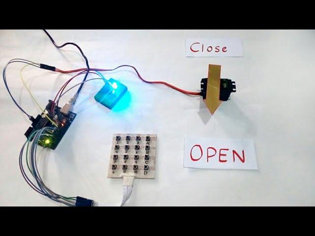 How to make Arduino Door Lock | Password Protected Arduino Door Lock Project