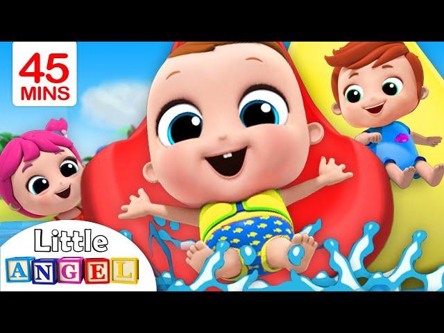 Playtime at the Waterpark | Playground Song | Little Angel Nursery Rhymes