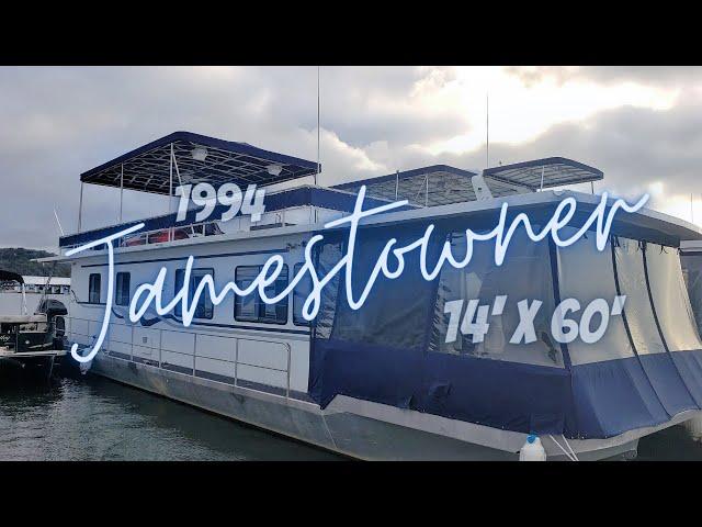 SOLD - 1994 Jamestowner 14 x 60 Houseboat for Sale by HouseboatsBuyTerry com