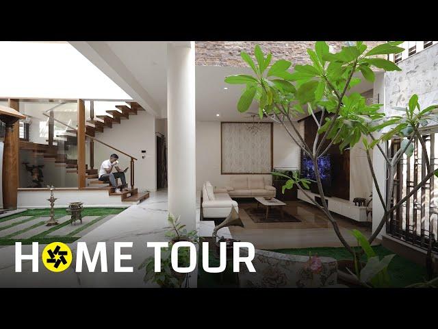 Inside a 40 X 60 Bengaluru House With Twin Courtyard (House Tour).