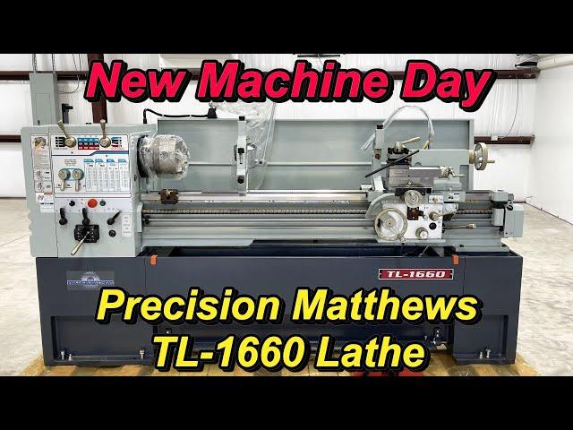 Precision Matthews TL-1660 Lathe: Delivery, Uncrating & Set-up