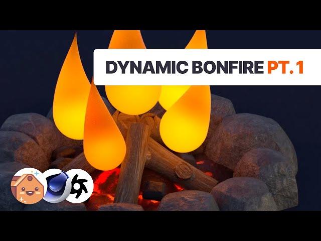 Create a stylized dynamic bonfire: PT. 1 | A Happy Toolbox Tutorial