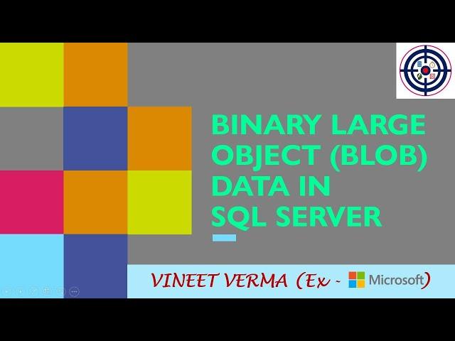 BLOB Data Storage | Microsoft SQL Server | Database Design | Data Science | Techie Vineet