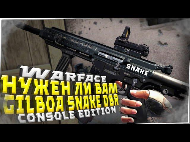 НУЖЕН ЛИ ВАМ GILBOA SNAKE DBR? WARFACE НА ПС4 I WARFACE PS4