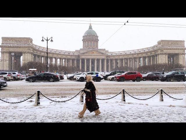 Заснеженный город | Зима | Санкт-Петербург