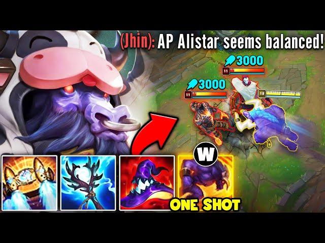 Alistar but I build full AP and kill you with ONE combo (THIS IS LITERAL ABUSE)