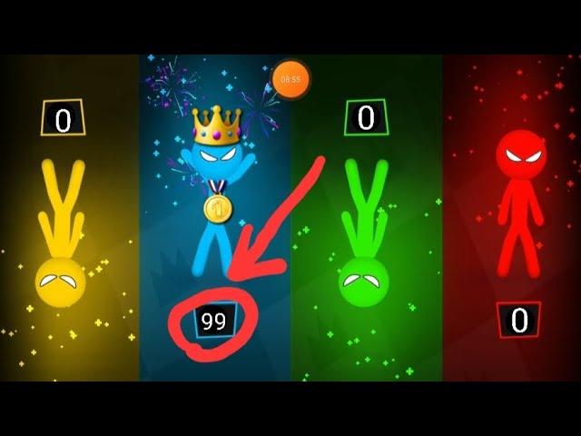 ИГРАЮ В ИГРУ STICKMAN PARTY.СРАЗУ ГОВОРЮ ПРЕВЬЮ ЛОЖЬ.