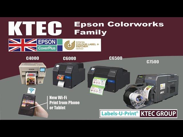 EPSON COLOUR LABEL PRINTERS- Labels-U-Print ® - KTEC GROUP UK