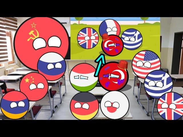 Ülkeler Okulda part 55 (Countryballs Türkçe Animasyon)