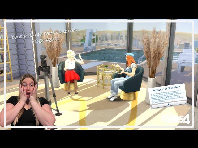 Your Sims Can Start Their Own Podcast in The Sims 4 | Mod Review