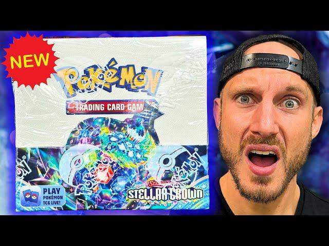 EARLY OPENING of a Stellar Crown Pokemon Booster Box!