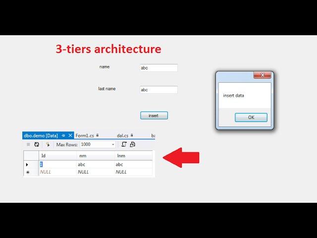 3-Tier Architecture in c#.net