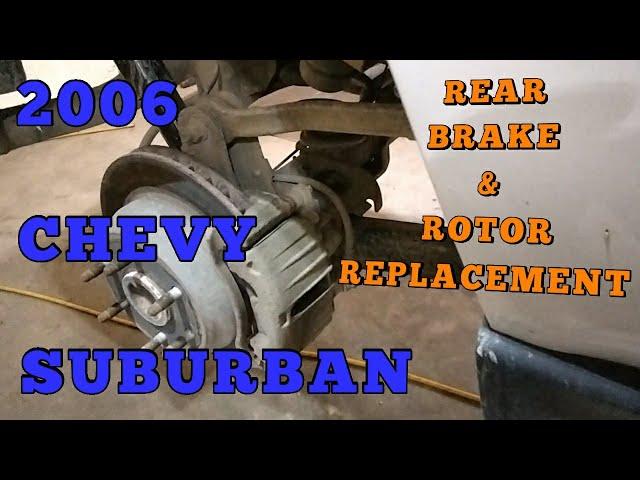 HOW TO INSTALL 06 SUBURBAN REAR BRAKES