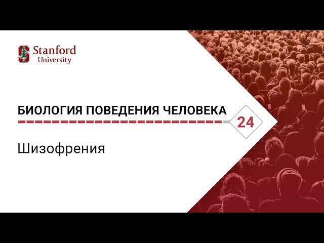 Биология поведения человека: Лекция #24. Шизофрения [Роберт Сапольски, 2010. Стэнфорд]