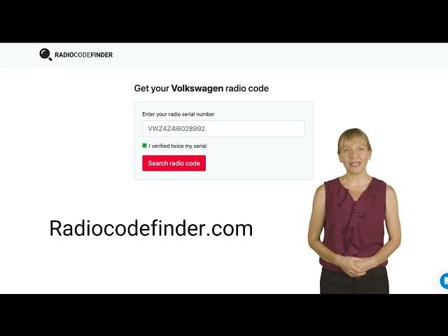 GET YOUR VOLKSWAGEN RADIO CODE NOW