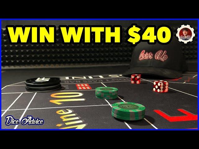 Win at $15 Craps Table with Small Bankroll