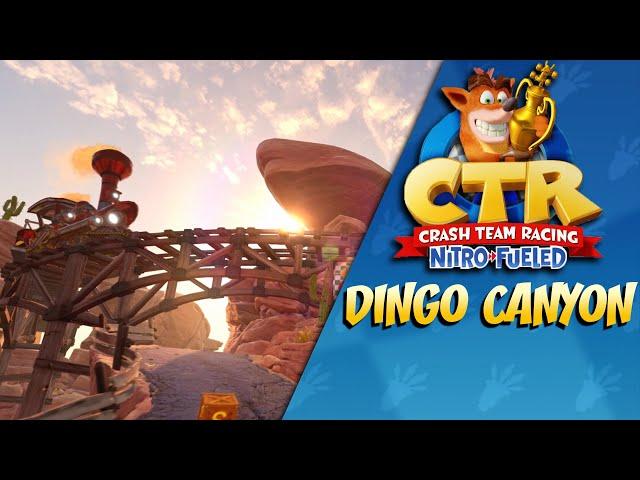 Crash Team Racing Nitro Fueled: Dingo Canyon Gameplay (PS4)