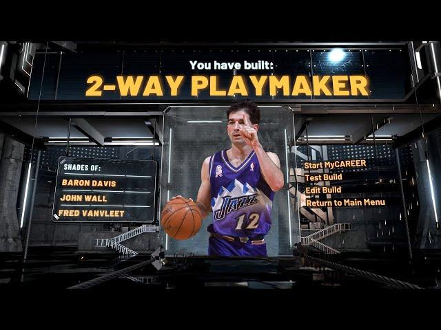 NBA 2K21 JOHN STOCKTON BUILD IS A 2-WAY DIME DROPPER - 53 BADGES - SHOOT FACILITATE AND DEFEND!