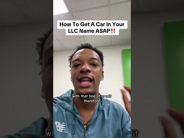 How To Get A Car In Your LLC Name‼️ #foryou #lifehacks