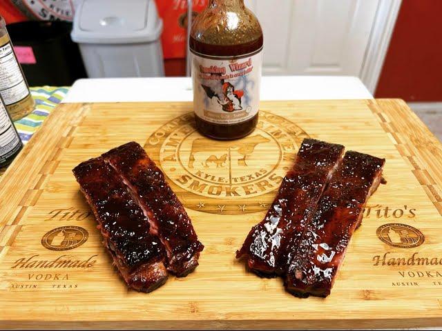 Smoked Spare Ribs - Smoking Wizard Glaze