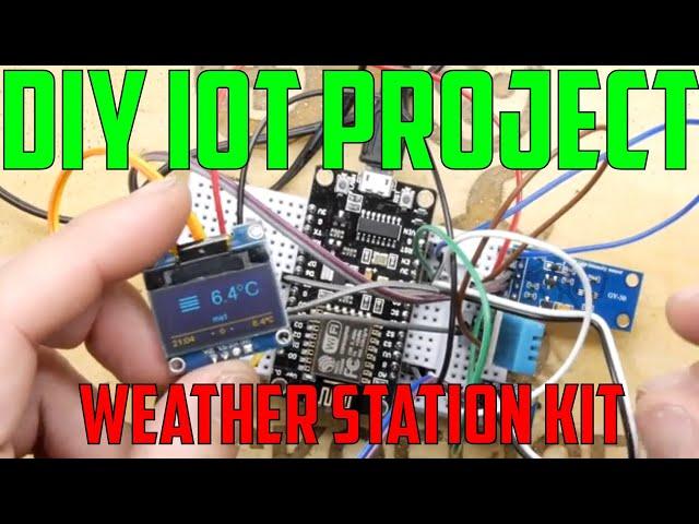 IOT NodeMCU ESP8266 Weather Station Kit