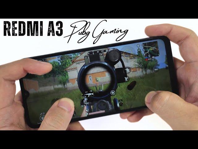 Xiaomi Redmi A3 PUBG Mobile Battery Drain test | Helio G36