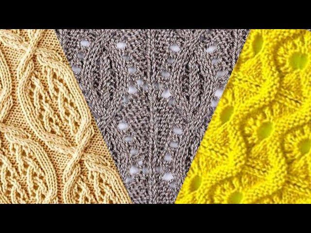 СХЕМЫ ВЯЗАНИЕ: замечательные узоры спицами PATTERNS wonderful patterns knitted with knitting needles