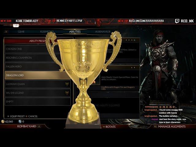 MK11 - How to View and Select All Tournament Variations for Every Character